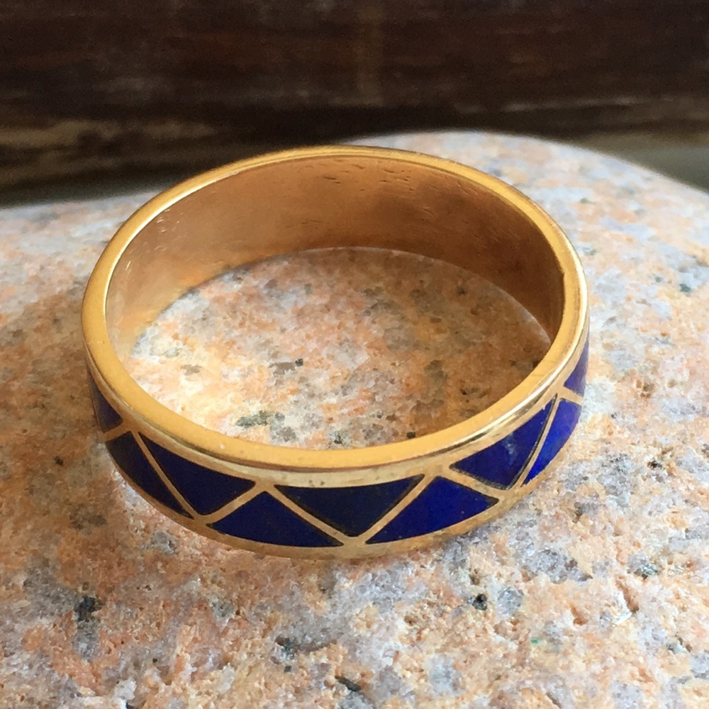 14K Gold Inlay Zuni Rings. For sale - Picture 8 of 8